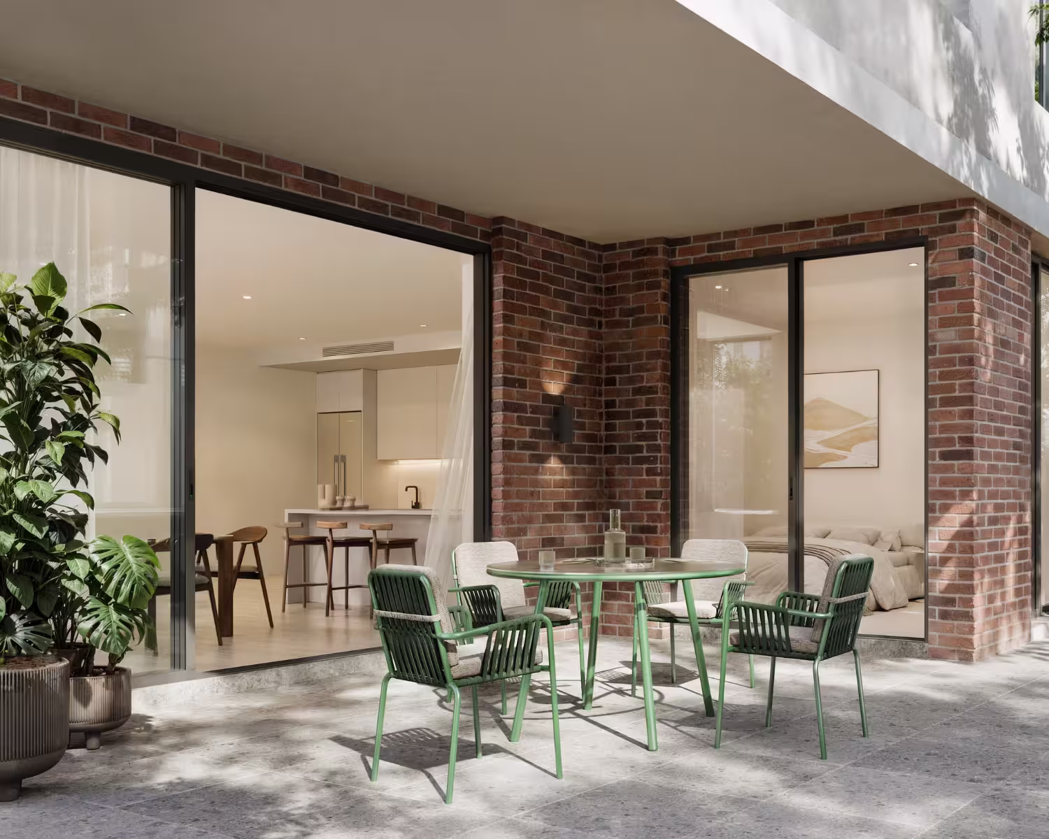 Live Caringbah Ground Balcony