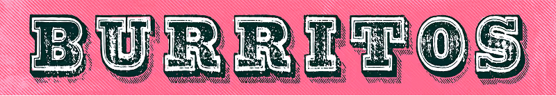 Burritos banner graphic
