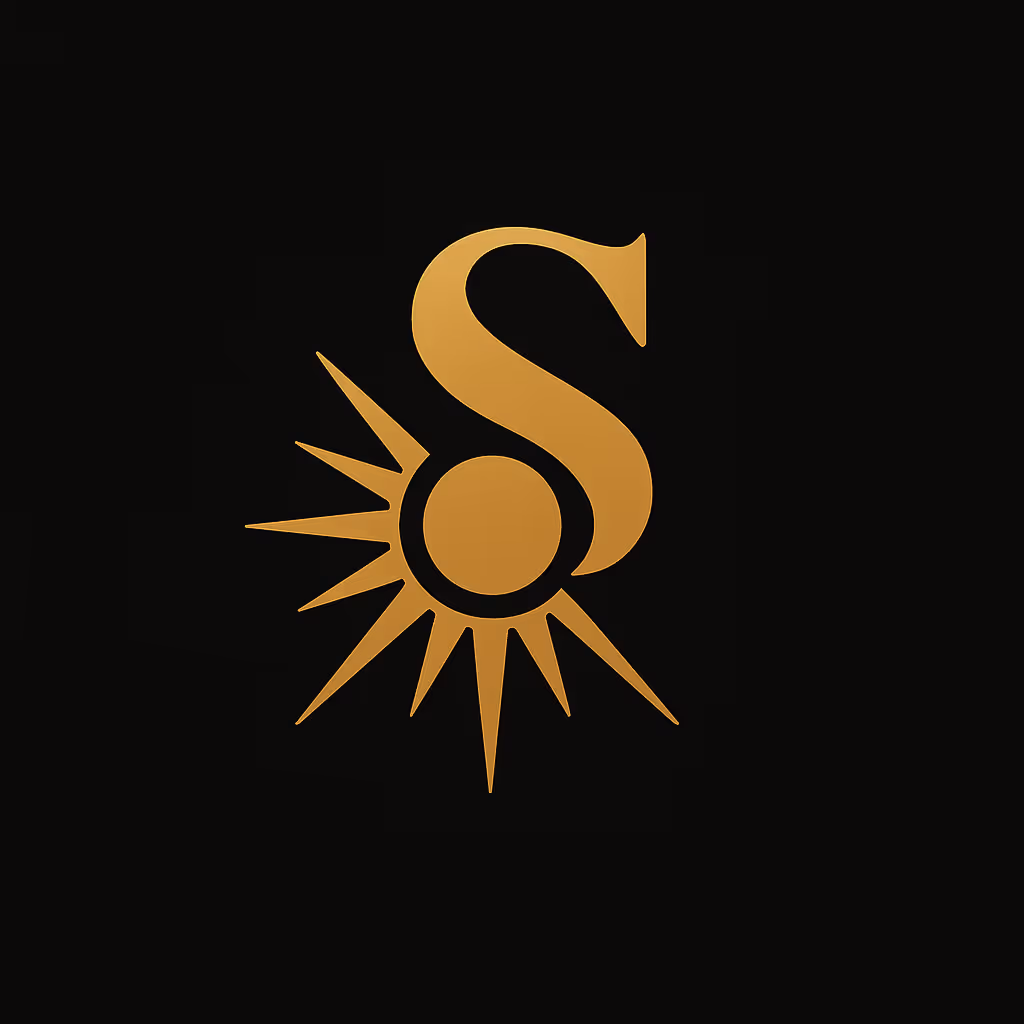 SunnyMFmoney - Logo gold