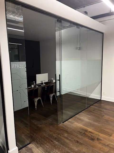 team working on computer