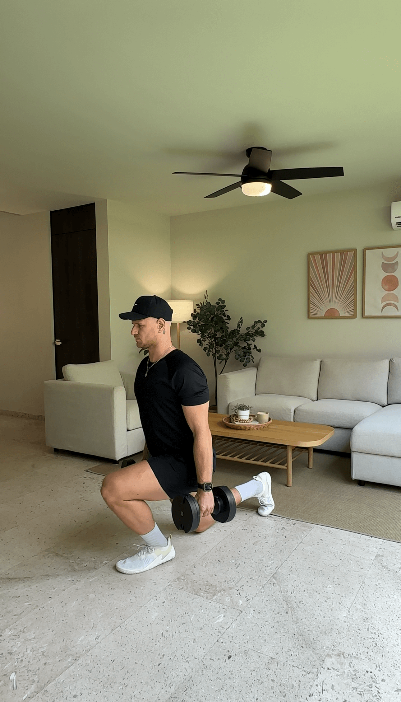 Call center agent looking to her screen on the side and smiling