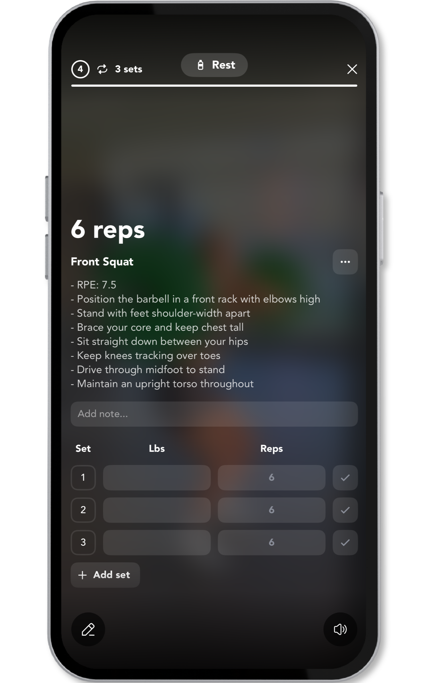 Log your training