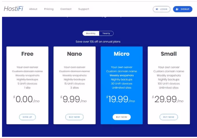 Tiered SaaS pricing plans showing free and premium subscription levels with feature differences and monthly pricing