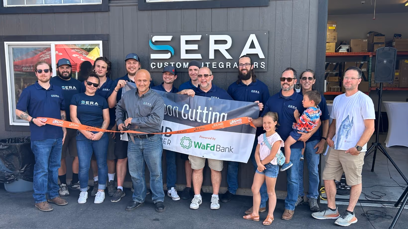 Ribbon Cutting Showcase for SERA Custom Integrators