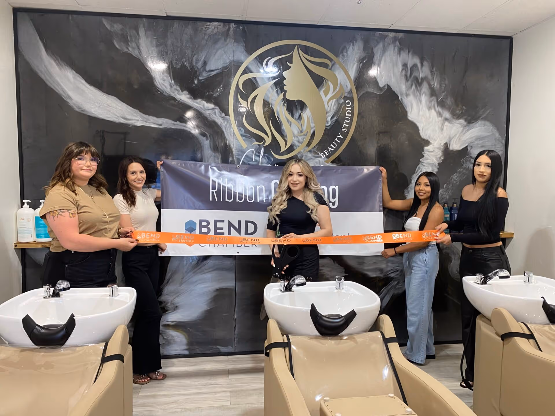 Ribbon Cutting Showcase for Glamorous Beauty Studio