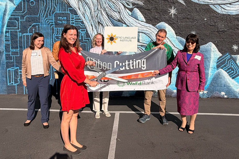Ribbon Cutting Showcase for Bend Language Institute