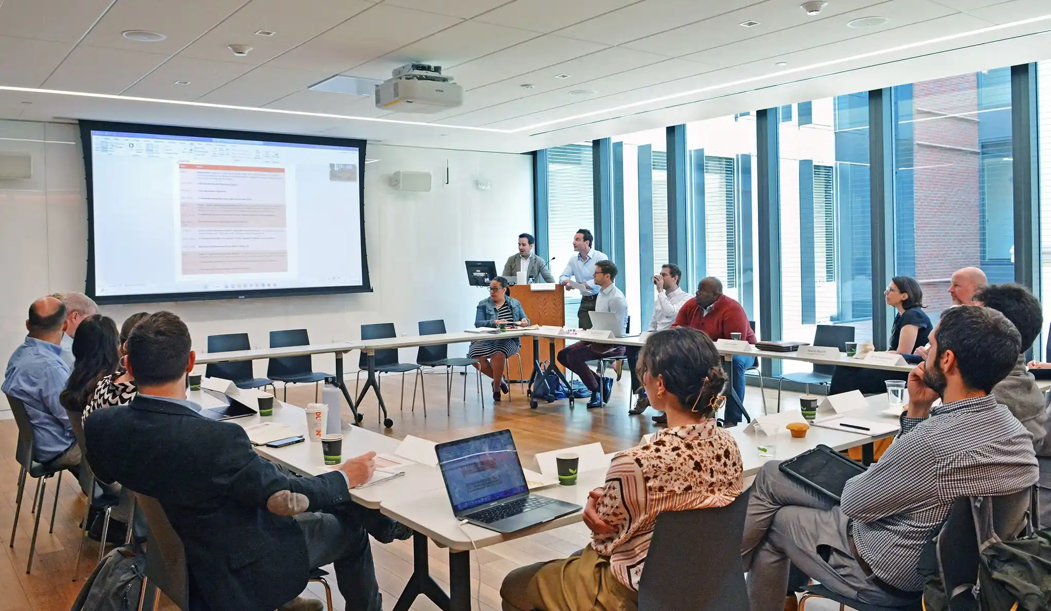 people in conference room
