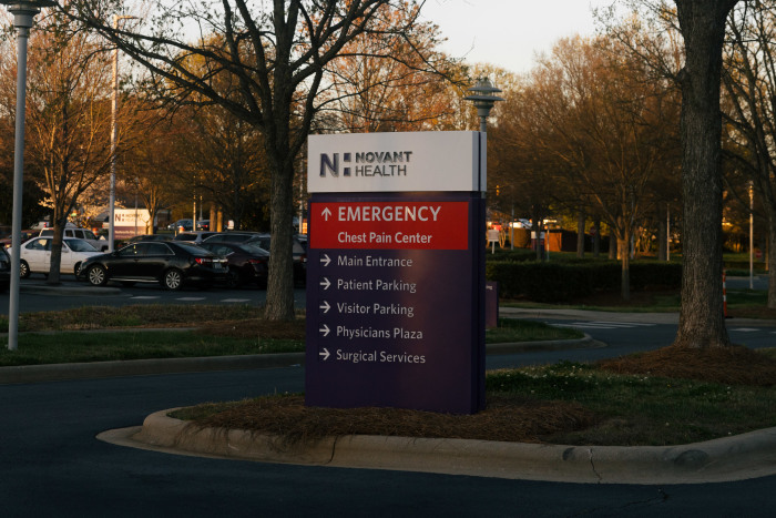 hospital outdoor street directory