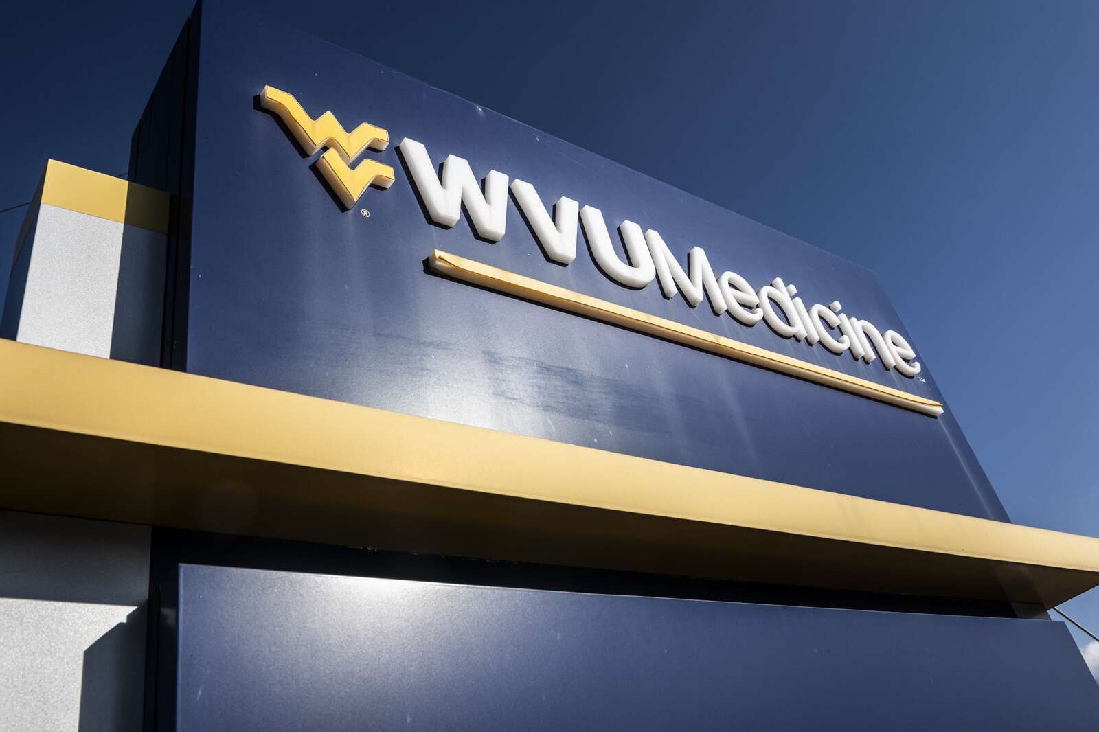 WVU Medicine Logo on building