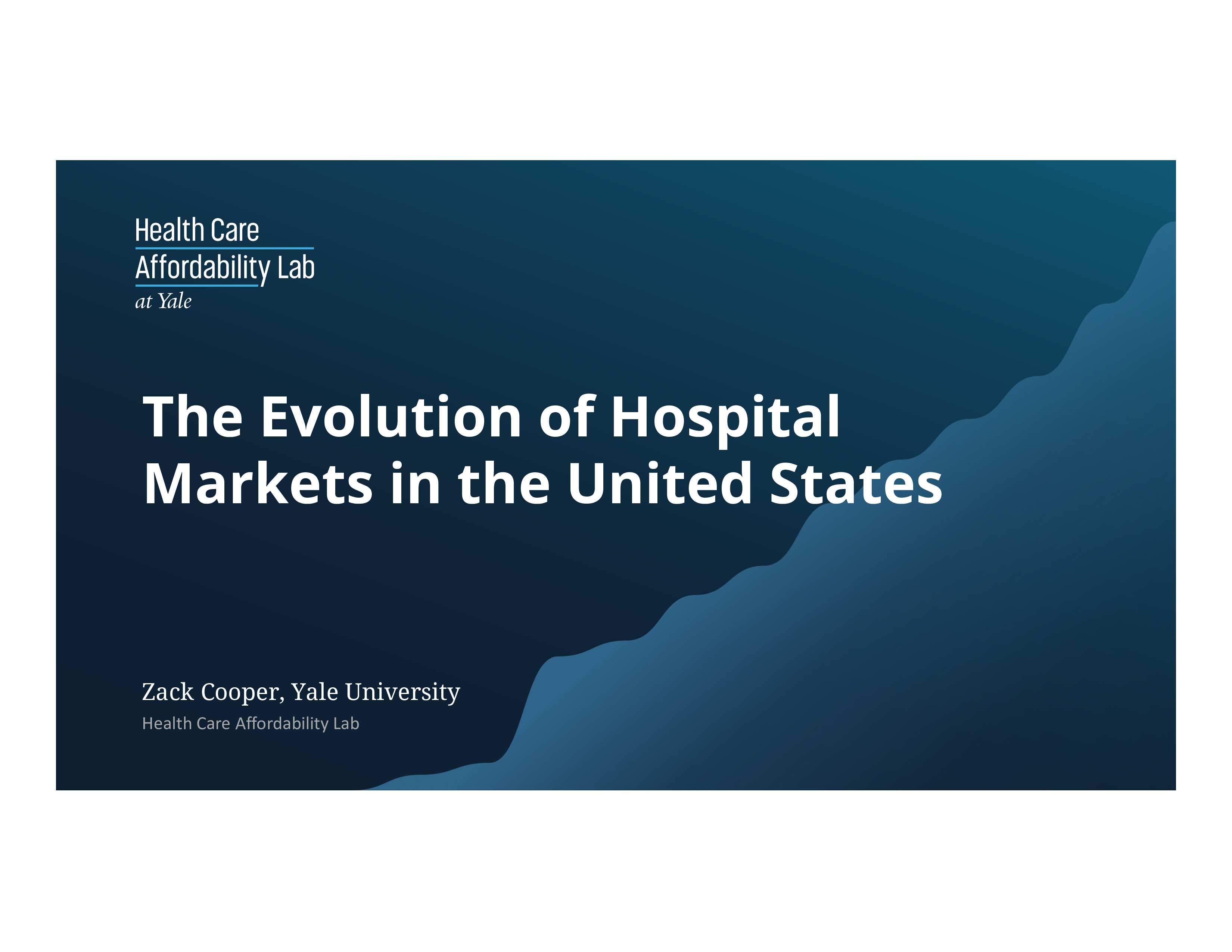 Image of Professor Zack Cooper Zoom Presenting to Peterson-Millbank