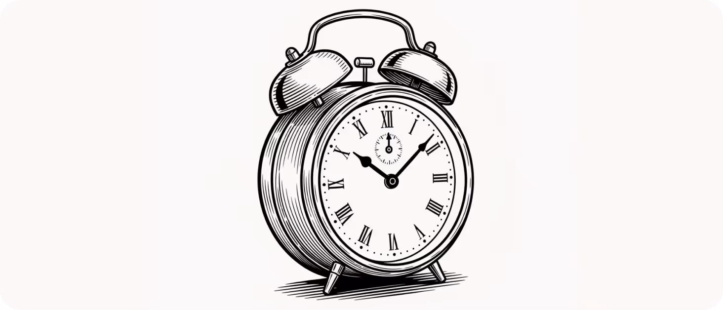 Alarm clock illustration