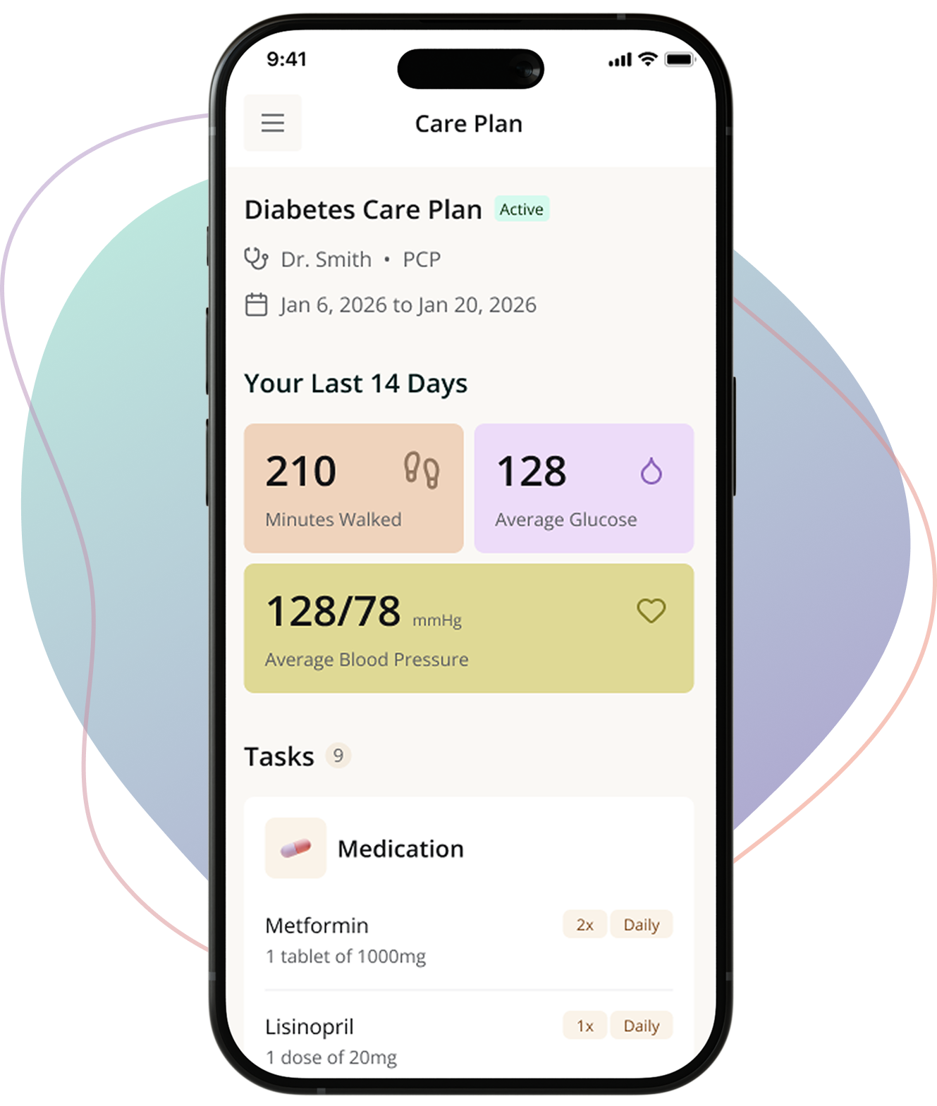 Image of mun health care plan app.