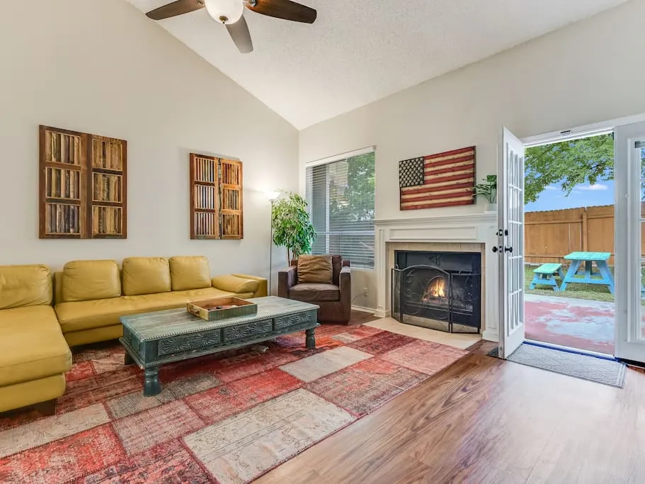 Contemporary living room interior