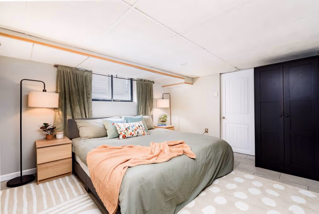 View of a cozy bedroom