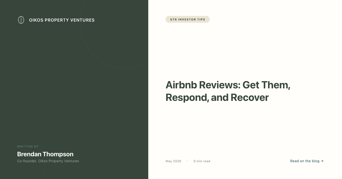 Airbnb Reviews: Get Them, Respond, and Recover