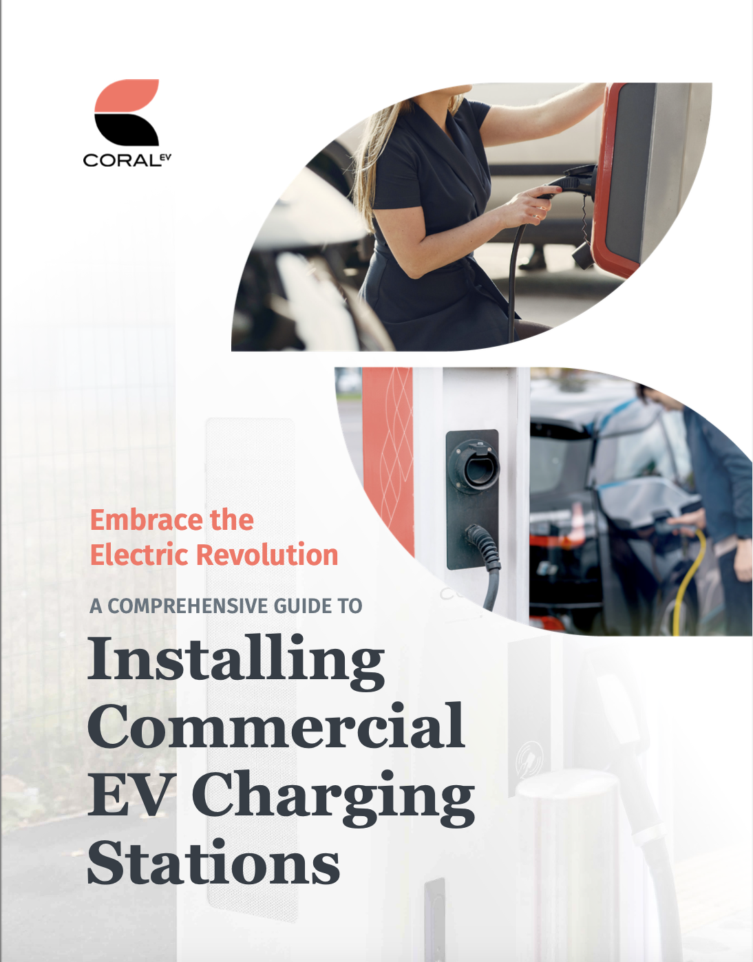 Cover of Coral EV's Commercial EV Charging Station Installation Guide