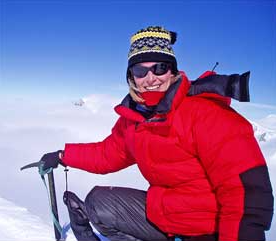 photo of Esther in Antarctica