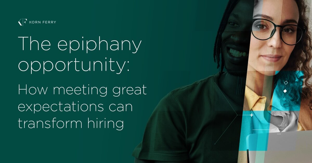 Exceed expectations to transform hiring