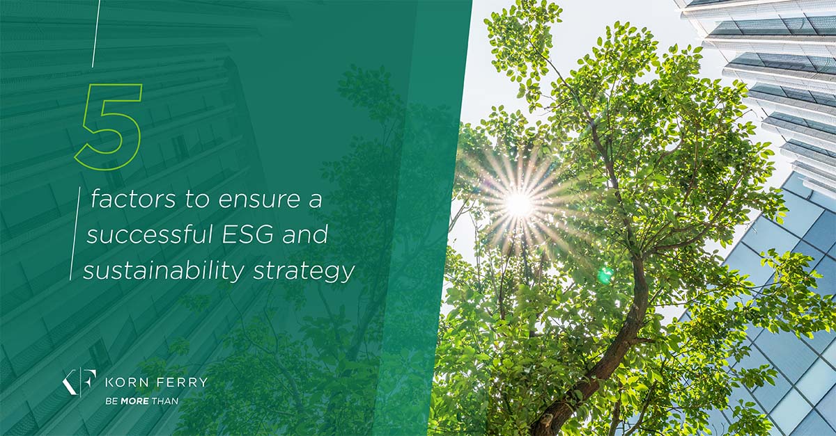 Download: 5 ways to create a winning ESG strategy