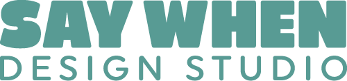 Say When Design Studio Logo