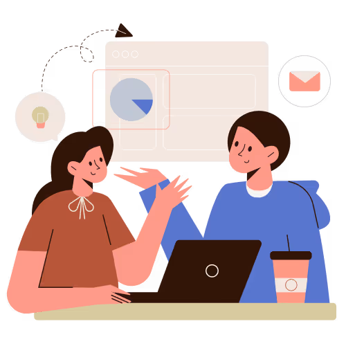 People & Technology Illustrations
