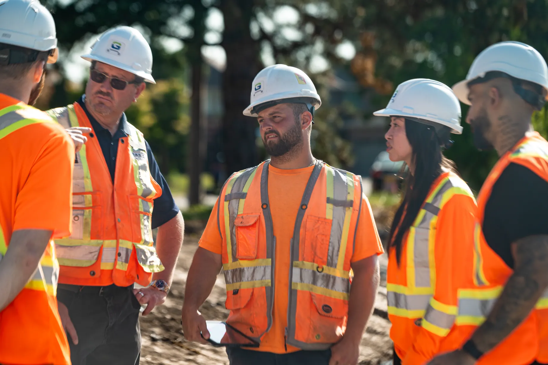 Toolbox talk in progress