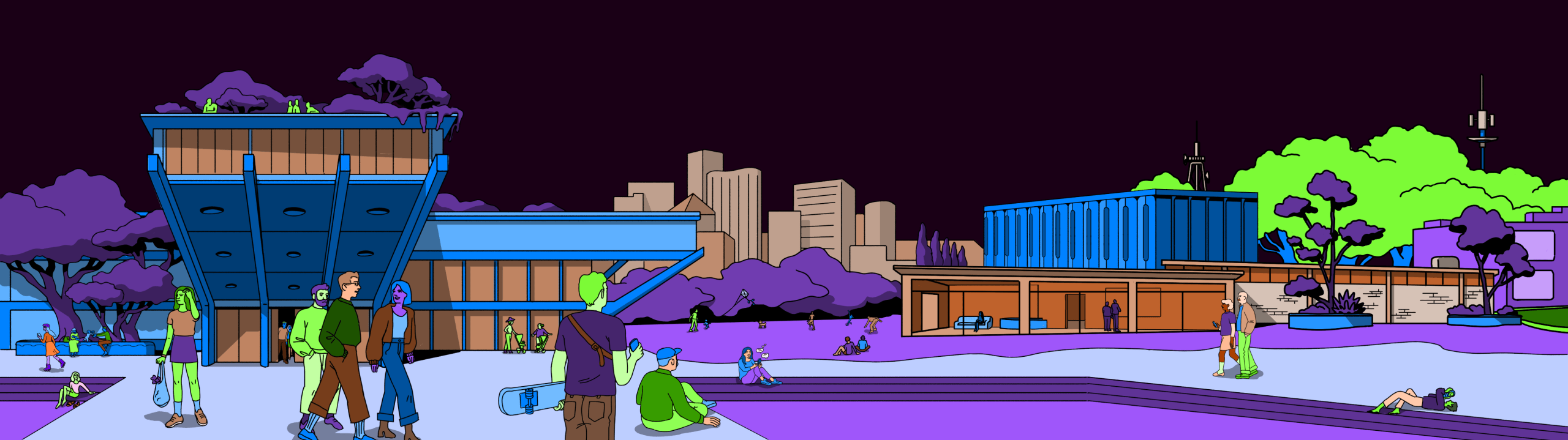 Arthur city illustration