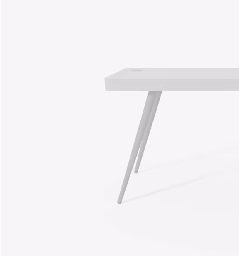 Tori smart desk on white background
