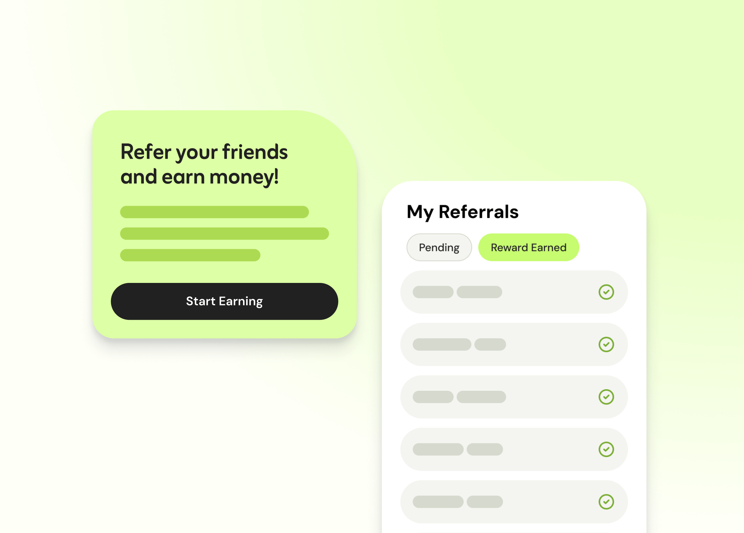Managing referral and earn is super easy with HomeWise