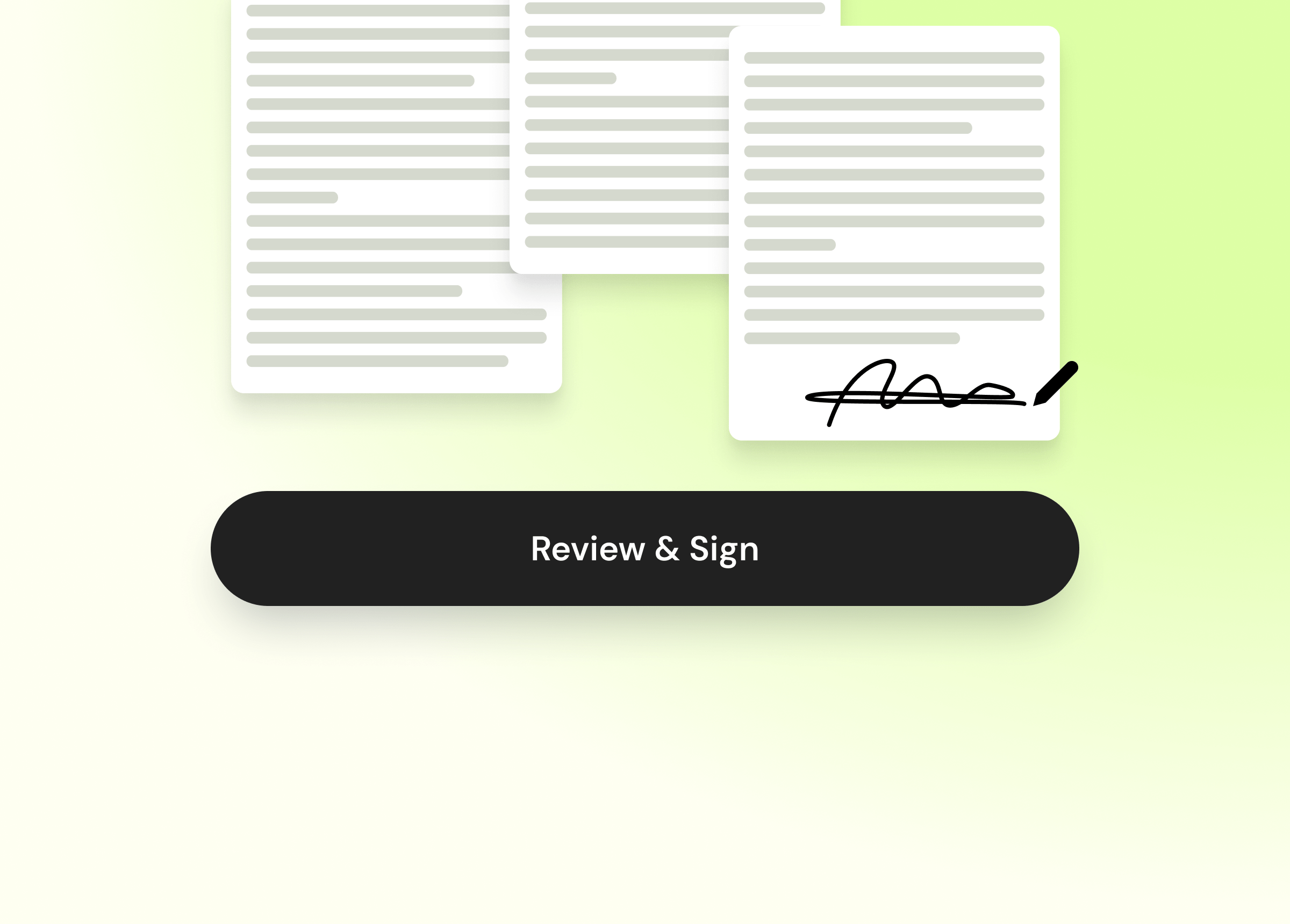 Signing contractors is super easy with HomeWise