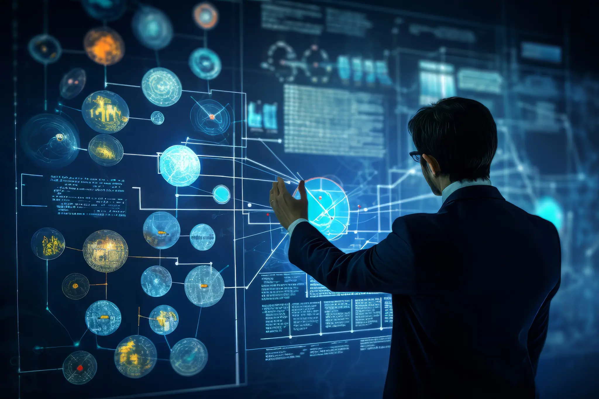 Person Automating Data