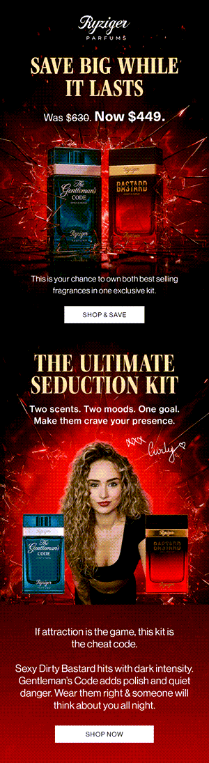 Ryziger Perfumes - Email Design