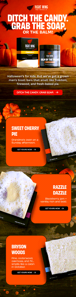RightWingNaturals - Email Design