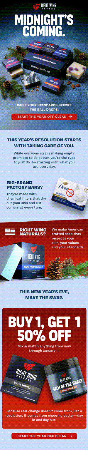 RightWingNaturals - Email Design 3