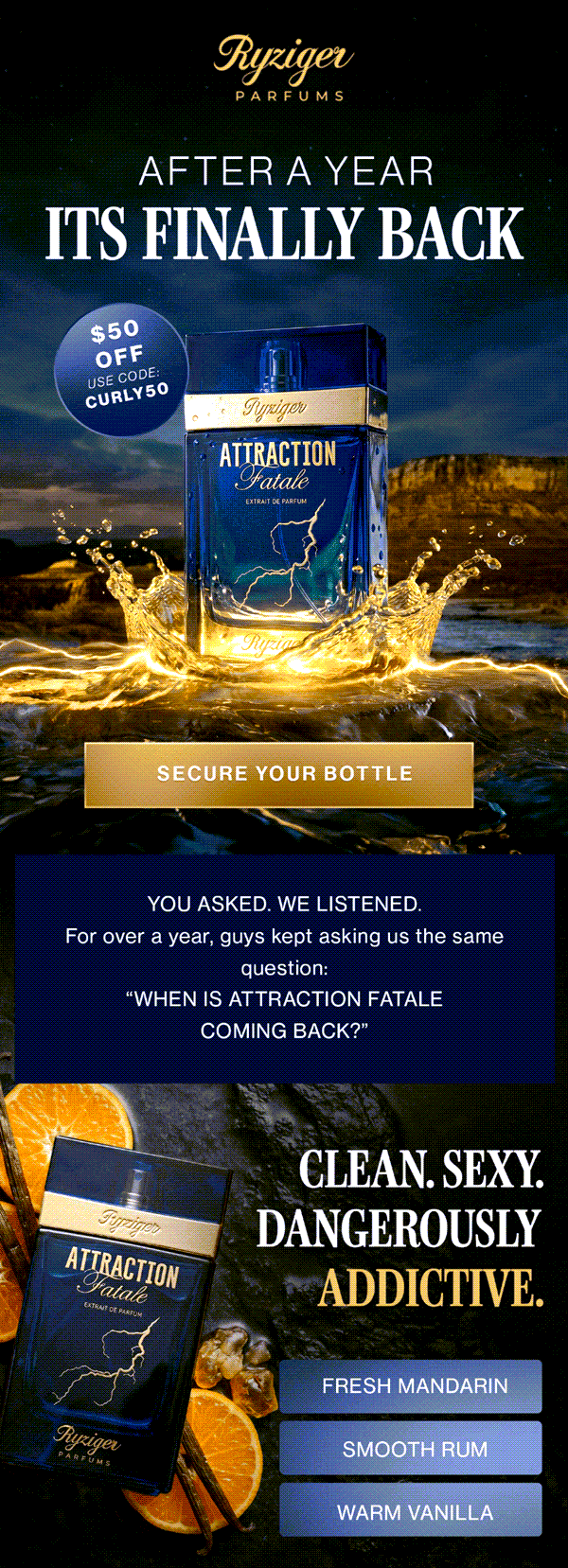 Ryziger Perfumes - Email Design