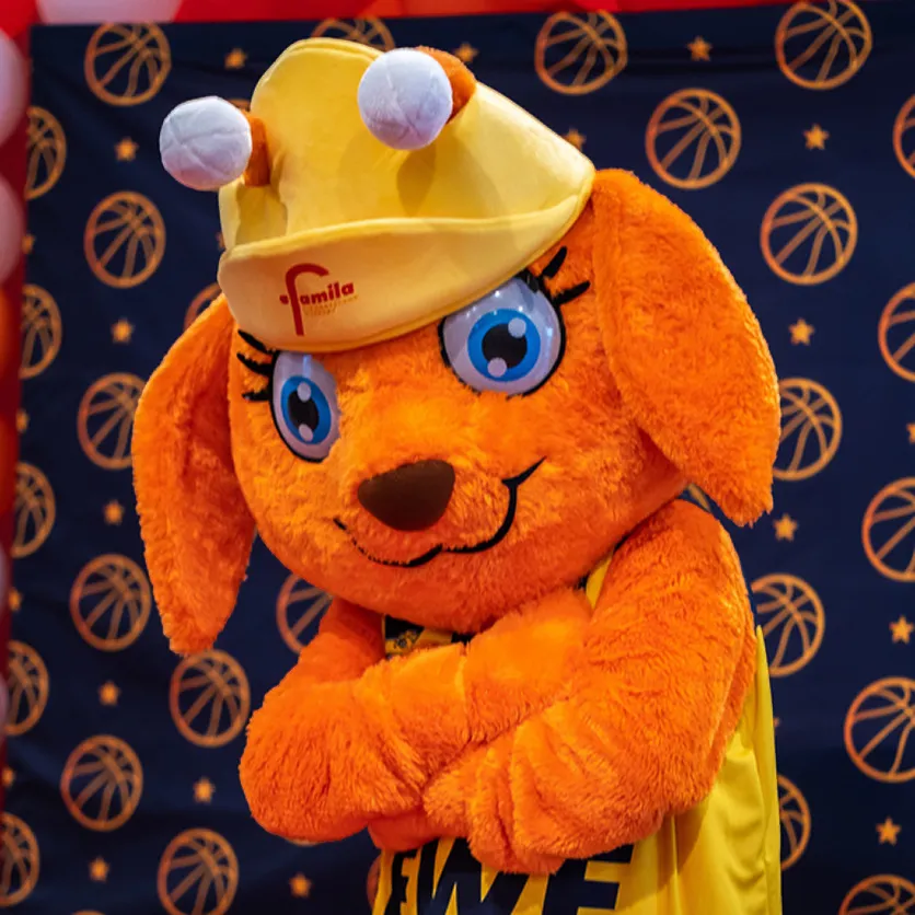 luna-maskottchen-einkaufsland-wechloy-basketball-event.png" alt="Maskottchen Luna mit gelber Baukappe beim Basketball-Event im Einkaufsland Wechloy