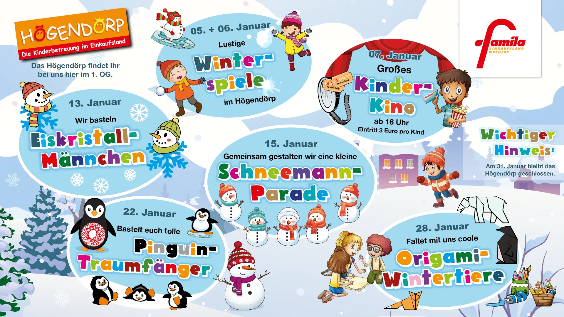 Aktionen im Oktober im Högendörp werden dargestellt.