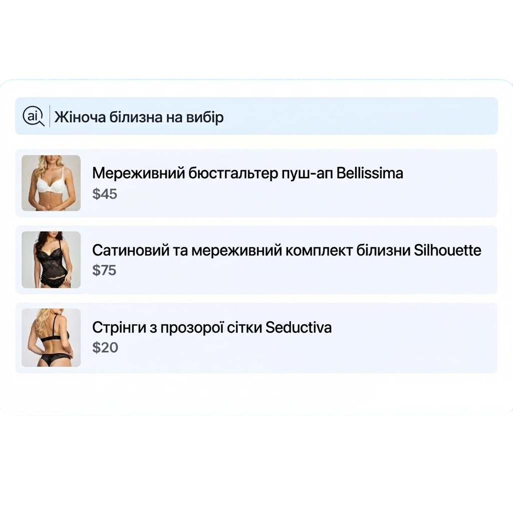 Білизна та купальники