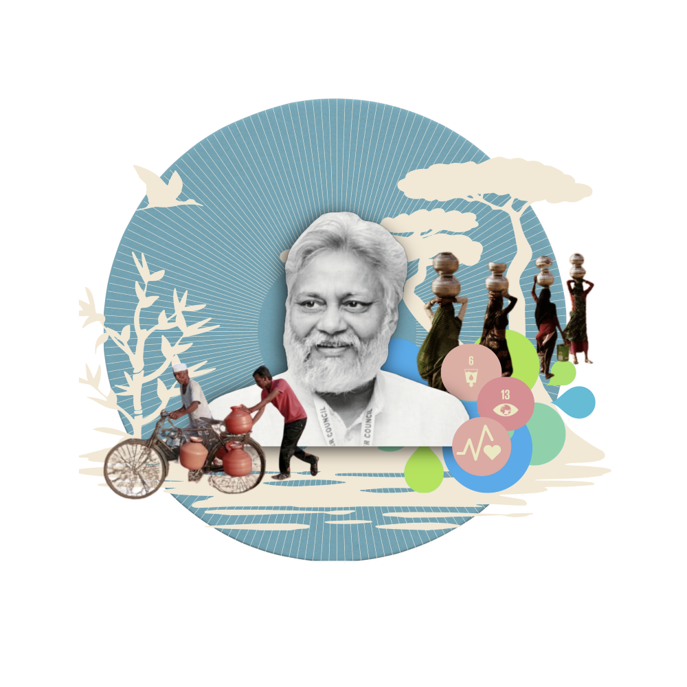 The waterman of india_My better future collection_collage made of images and figures behind consensus-based coordination that captured my imagination. 