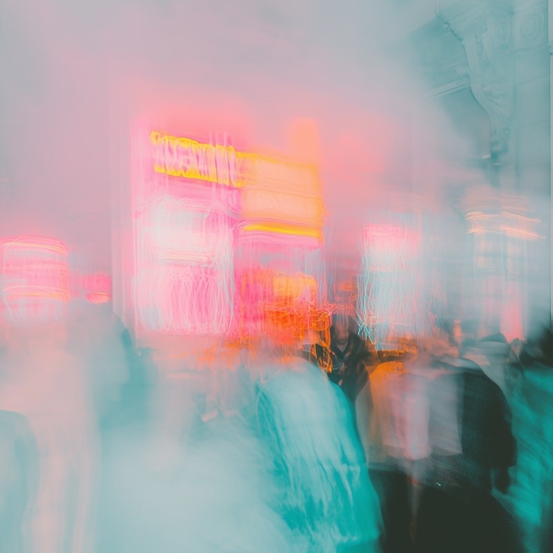 a better future is as much a point in time as the promised land is a territory_thoughts and ideas reflected in dreamy scenes and double-exposure effect