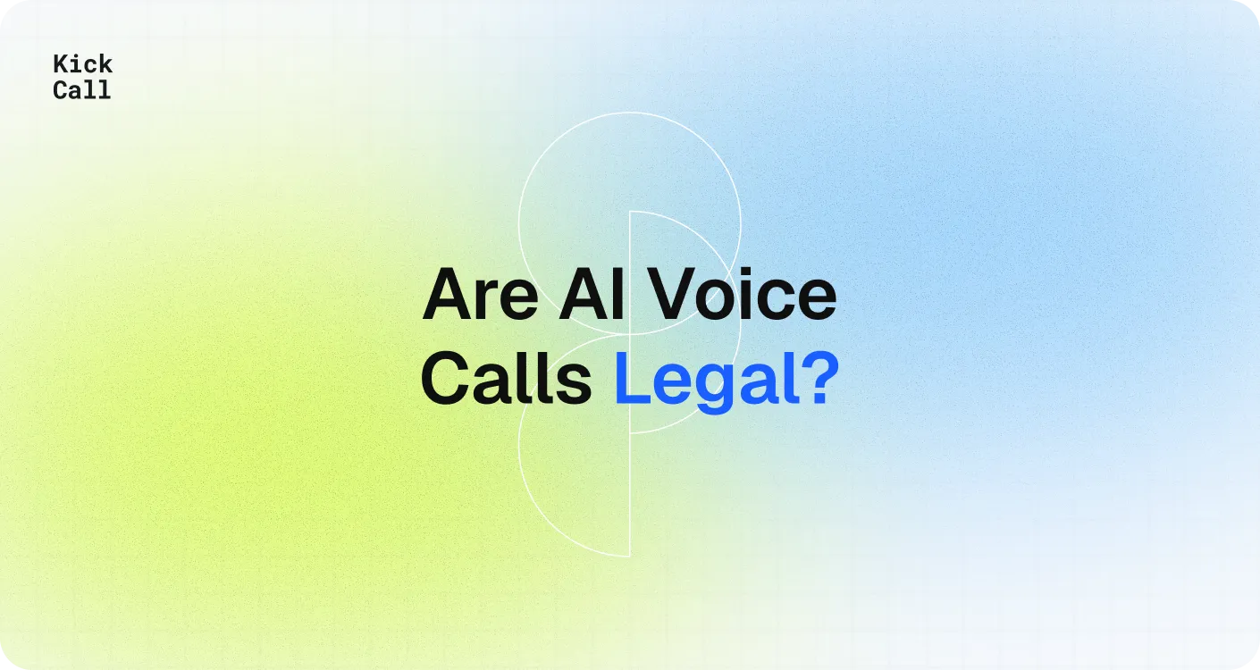Are AI Voice Calls Legal? A Complete Guide for Businesses