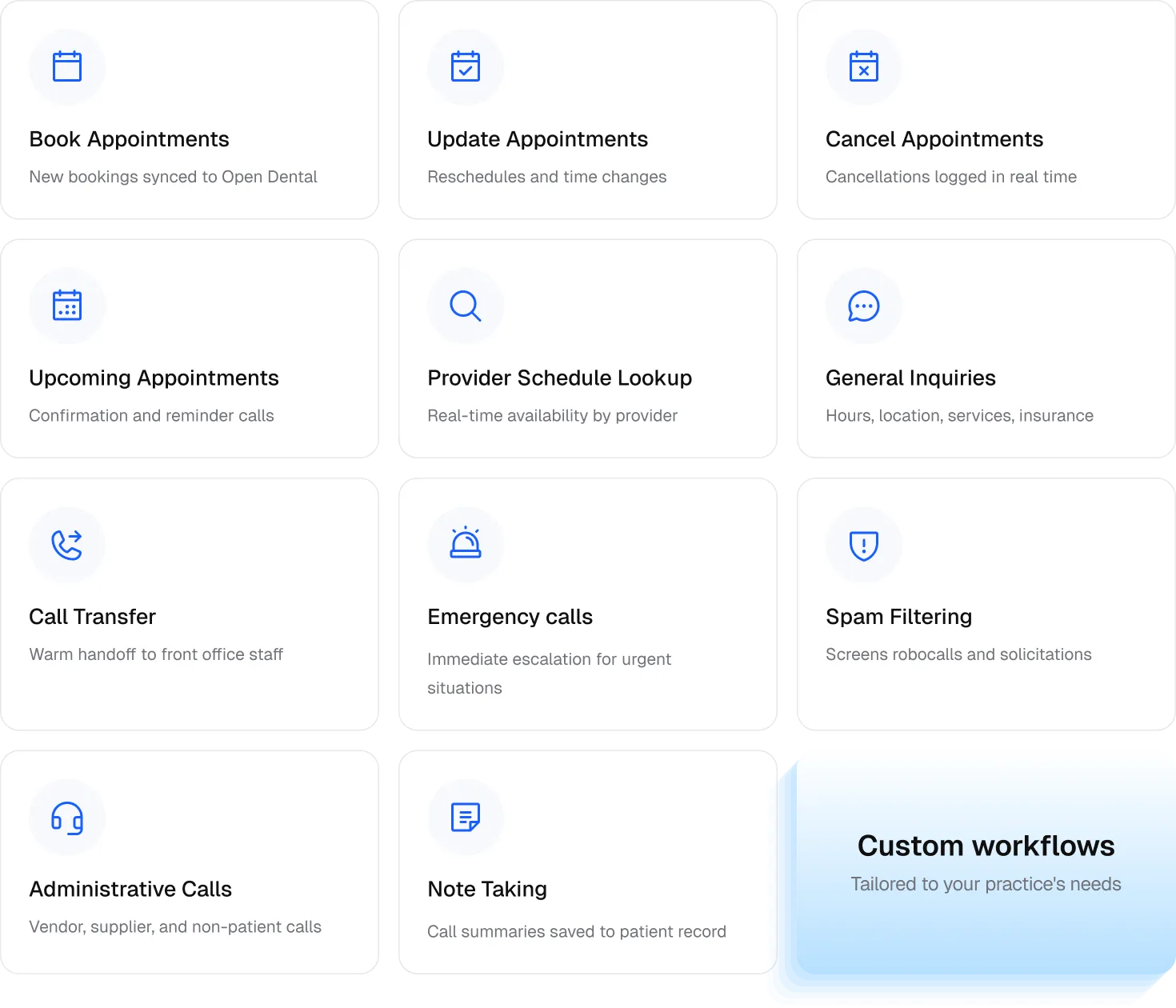 Curve Dental 14+ workflows