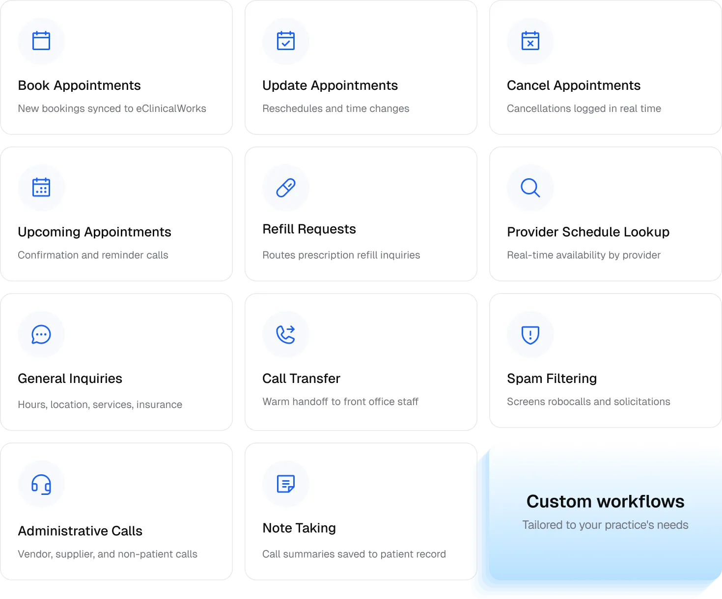 eClinicalWorks Workflows