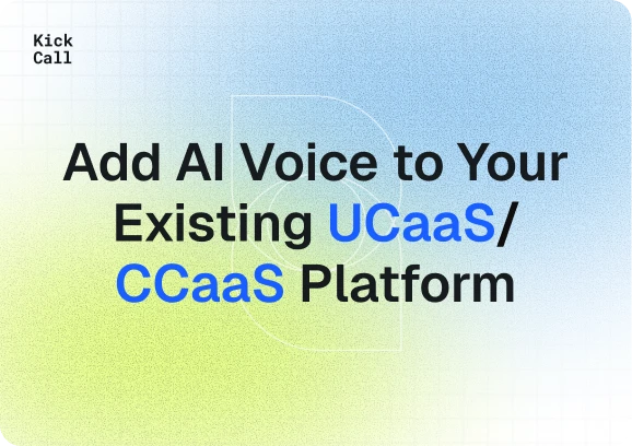 How to Add AI Voice to Your Existing UCaaS/CCaaS Platform Without Migrating