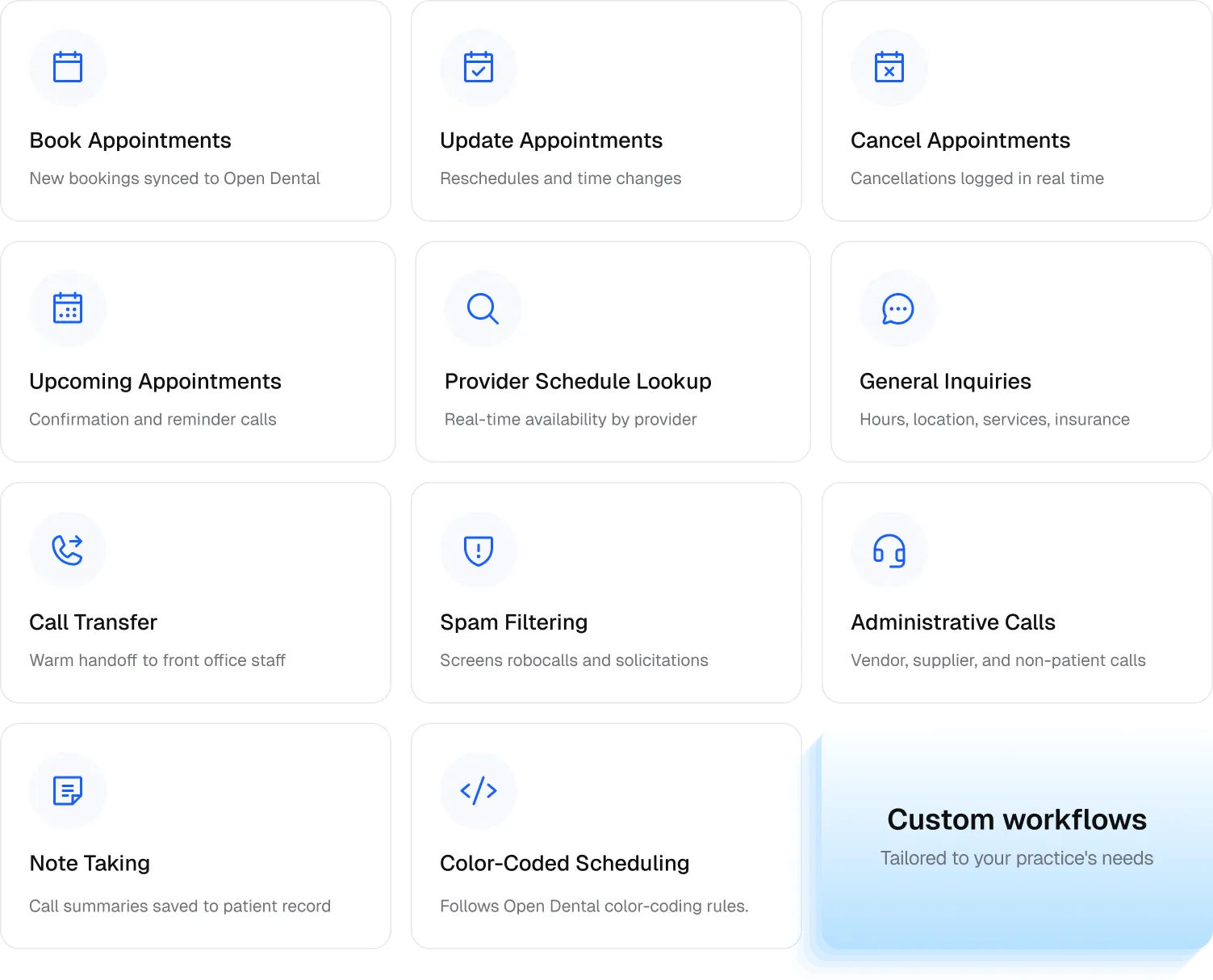 Open Dental 14+ Workflows