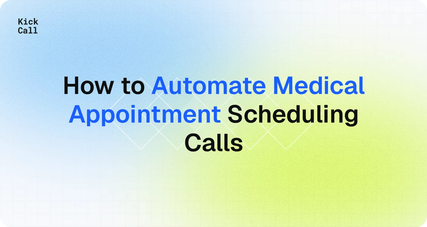 How to Automate Appointment Scheduling and Cancellation Calls in Healthcare