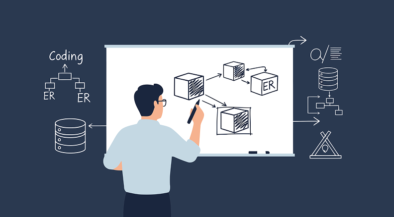Symbole führender KI-Tools wie ChatGPT, Copilot und Claude – Visualisierung für den Blogartikel über ChatGPT Ranking im B2B-Marketing