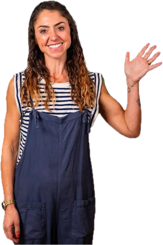 Zara welcoming children to wellbeing session