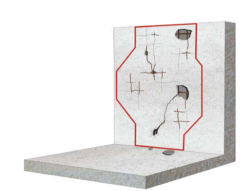 CR001-010 Oprava betonových konstrukcí systémem ASOCRET-BIS