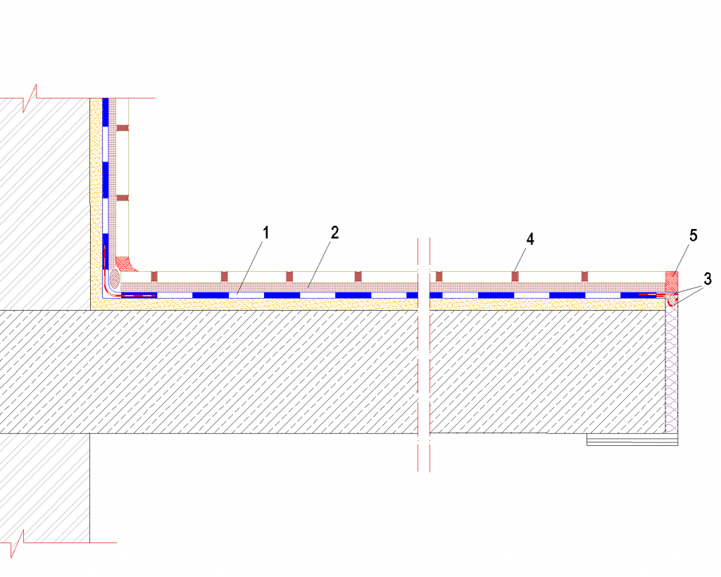 3.60.14 Ochozy u bazénu s termální nebo slanou vodou – potěr spojený s podkladem – třídy zatížení: B, C